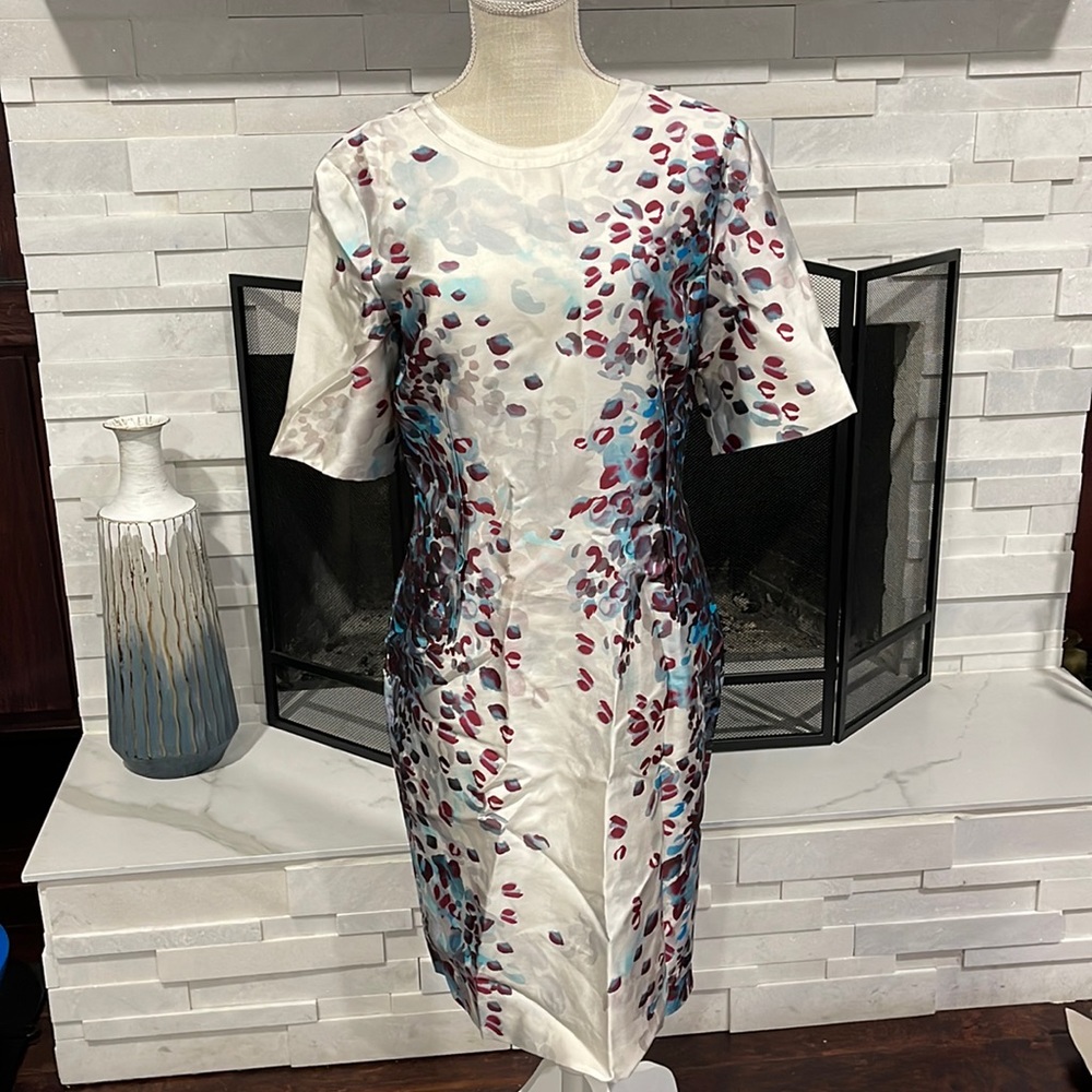 St John silk/wool/spandex dress sz 6